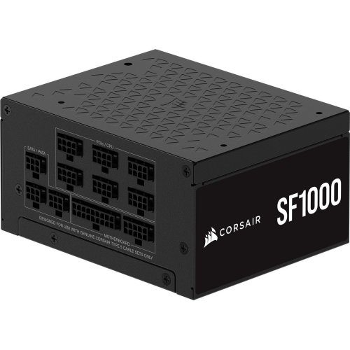 Уцінка блок живлення Corsair SF1000 1000W (CP-9020257-EU) (Розкрита упаковка, 844114) купити в Україні: Київ, Львів, Хмельницький, Тернопіль, Івано-Франківськ | Перевірка сумісності, низька ціна, відгуки, характеристики від TELEMART фото