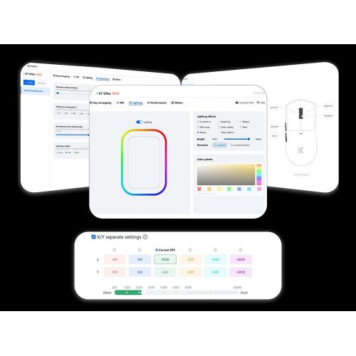 Уцінка миша MCHOSE K7 Ultra Wireless (MC-K7-4) White (Розкрита упаковка, 844120) купити в Україні: Київ, Львів, Хмельницький, Тернопіль, Івано-Франківськ | Низька ціна, відгуки, характеристики від TELEMART фото