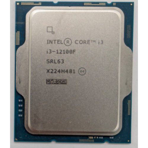 Процесор Intel Core i3-12100F 3.3(4.3)GHz 12MB s1700 Box (BX8071512100F) (Відновлено продавцем, 844128) купити в Україні: Київ, Львів, Хмельницький, Тернопіль, Івано-Франківськ | Перевірка сумісності, низька ціна, відгуки, характеристики від TELEMART фото