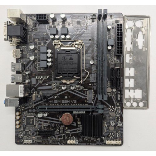 Материнская плата Gigabyte H410M S2H V3 (s1200, Intel H510) (Восстановлено продавцом, 844150) купить в Украине: Киев, Днепр, Харьков, Одесса  | Проверка совместимости, низкая цена, отзывы, характеристики от TELEMART фото