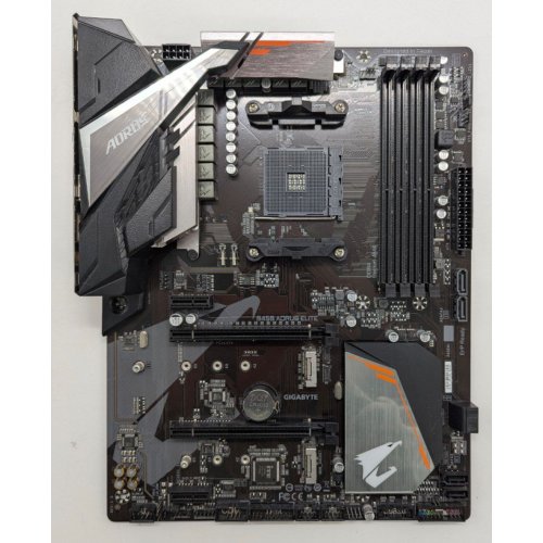 Материнська плата Gigabyte B450 AORUS ELITE (sAM4, AMD B450) (Відновлено продавцем, 844178) купити в Україні: Київ, Львів, Хмельницький, Тернопіль, Івано-Франківськ | Перевірка сумісності, низька ціна, відгуки, характеристики від TELEMART фото