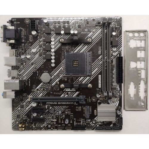 Материнська плата Asus PRIME B450M-K II (sAM4, AMD B450) (Відновлено продавцем, 844185) купити в Україні: Київ, Львів, Хмельницький, Тернопіль, Івано-Франківськ | Перевірка сумісності, низька ціна, відгуки, характеристики від TELEMART фото