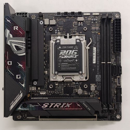 Материнская плата Asus ROG STRIX B850-I GAMING WIFI (sAM5, AMD B850) (Восстановлено продавцом, 844193) купить в Украине: Киев, Днепр, Харьков, Одесса  | Проверка совместимости, низкая цена, отзывы, характеристики от TELEMART фото