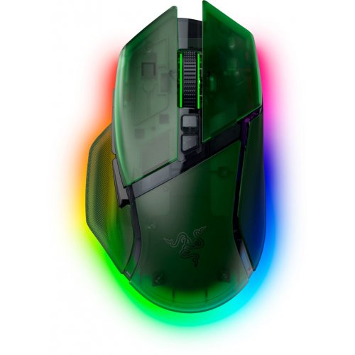 Мышка Razer Basilisk V3 Pro 35K Wireless (RZ01-05240300-R3G1) Phantom Green купить в Украине: Киев, Днепр, Харьков, Одесса  | Низкая цена, отзывы, характеристики от TELEMART фото