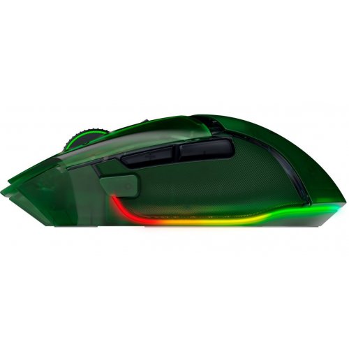 Мышка Razer Basilisk V3 Pro 35K Wireless (RZ01-05240300-R3G1) Phantom Green купить в Украине: Киев, Днепр, Харьков, Одесса  | Низкая цена, отзывы, характеристики от TELEMART фото