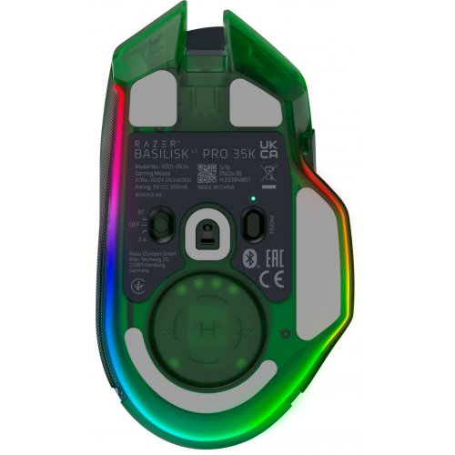 Мышка Razer Basilisk V3 Pro 35K Wireless (RZ01-05240300-R3G1) Phantom Green купить в Украине: Киев, Днепр, Харьков, Одесса  | Низкая цена, отзывы, характеристики от TELEMART фото