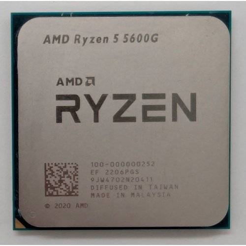 Процессор AMD Ryzen 5 5600G 3.9(4.4)GHz 16MB sAM4 Tray (100-000000252) (Восстановлено продавцом, 844372) купить в Украине: Киев, Днепр, Харьков, Одесса  | Проверка совместимости, низкая цена, отзывы, характеристики от TELEMART фото