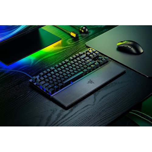 Клавіатура Razer Huntsman V3 Pro TKL 8KHz Analog Optical Switch Gen-2 (RZ03-05520100-R3M1) Black купити в Україні: Київ, Львів, Хмельницький, Тернопіль, Івано-Франківськ | Низька ціна, відгуки, характеристики від TELEMART фото