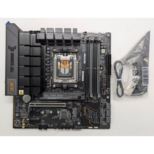 Материнська плата Asus TUF GAMING B650M-E WIFI (sAM5, AMD B650) (Відновлено продавцем, 844391) купити в Україні: Київ, Львів, Хмельницький, Тернопіль, Івано-Франківськ | Перевірка сумісності, низька ціна, відгуки, характеристики від TELEMART фото