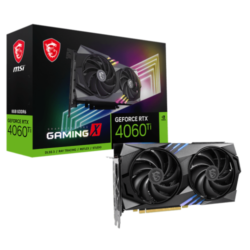 Відеокарта MSI GeForce RTX 4060 Ti GAMING X 8192MB (RTX 4060 Ti GAMING X 8G) (Відновлено продавцем, 844422) купити в Україні: Київ, Львів, Хмельницький, Тернопіль, Івано-Франківськ | Перевірка сумісності, низька ціна, відгуки, характеристики від TELEMART фото