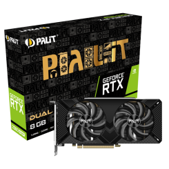 Видеокарта Palit GeForce RTX 2060 Super Dual 8192MB (NE6206S018P2-1160A) (Восстановлено продавцом, 844427)