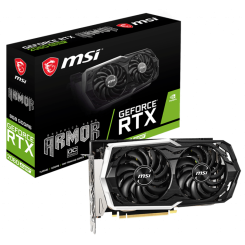 Видеокарта MSI GeForce RTX 2060 SUPER ARMOR OC 8192MB (RTX 2060 SUPER ARMOR OC) (Восстановлено продавцом, 844455)
