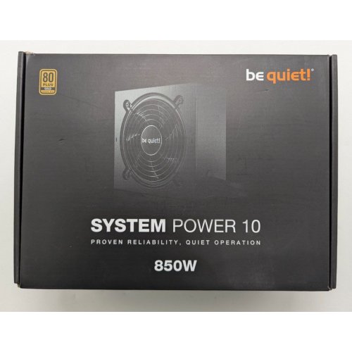 Блок живлення Be Quiet! System Power 10 850W (BN330) (Відновлено продавцем, 844466) купити в Україні: Київ, Львів, Хмельницький, Тернопіль, Івано-Франківськ | Перевірка сумісності, низька ціна, відгуки, характеристики від TELEMART фото