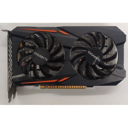 Видеокарта Gigabyte GeForce GTX 1050 OC 2048MB (GV-N1050OC-2GD) (Восстановлено продавцом, 844487) купить в Украине: Киев, Днепр, Харьков, Одесса  | Проверка совместимости, низкая цена, отзывы, характеристики от TELEMART фото