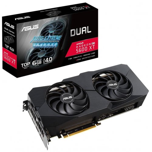 Відеокарта Asus Radeon RX 5600 XT Dual Evo 6144MB (DUAL-RX5600XT-T6G-EVO) (Відновлено продавцем, 844493) купити в Україні: Київ, Львів, Хмельницький, Тернопіль, Івано-Франківськ | Перевірка сумісності, низька ціна, відгуки, характеристики від TELEMART фото