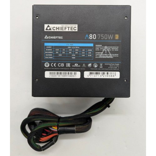 Блок питания CHIEFTEC A-80 750W (CTG-750C) (Восстановлено продавцом, 844497) купить в Украине: Киев, Днепр, Харьков, Одесса  | Проверка совместимости, низкая цена, отзывы, характеристики от TELEMART фото