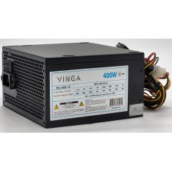 Блок живлення Vinga 400W (PSU-400-12 black) (Відновлено продавцем, 844517)