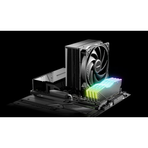 Уценка кулер Be Quiet! Pure Rock 3 (BK039) Black (Вскрытая упаковка, 844542) купить в Украине: Киев, Днепр, Харьков, Одесса  | Проверка совместимости, низкая цена, отзывы, характеристики от TELEMART фото