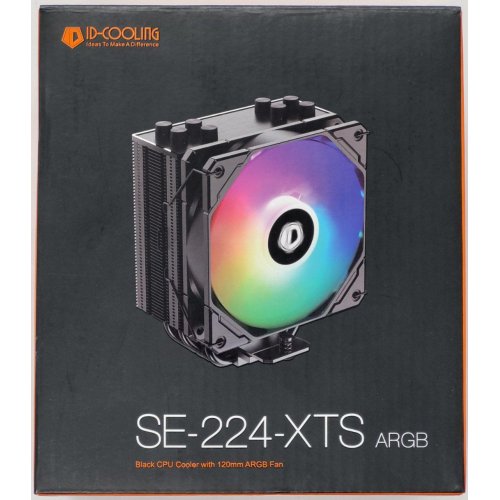 Кулер ID-Cooling SE-224-XTS ARGB (SE-224-XTS ARGB) (Восстановлено продавцом, 844543) купить в Украине: Киев, Днепр, Харьков, Одесса  | Проверка совместимости, низкая цена, отзывы, характеристики от TELEMART фото