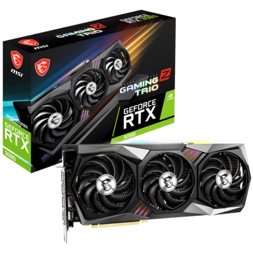 Видеокарта MSI GeForce RTX 3080 GAMING Z TRIO 10240MB (RTX 3080 GAMING Z TRIO 10G) LHR (Восстановлено продавцом, 844550) купить в Украине: Киев, Днепр, Харьков, Одесса  | Проверка совместимости, низкая цена, отзывы, характеристики от TELEMART фото