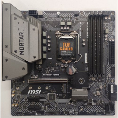 Материнская плата MSI MAG B365M MORTAR (s1151-V2, Intel B365) (Восстановлено продавцом, 844581) купить в Украине: Киев, Днепр, Харьков, Одесса  | Проверка совместимости, низкая цена, отзывы, характеристики от TELEMART фото