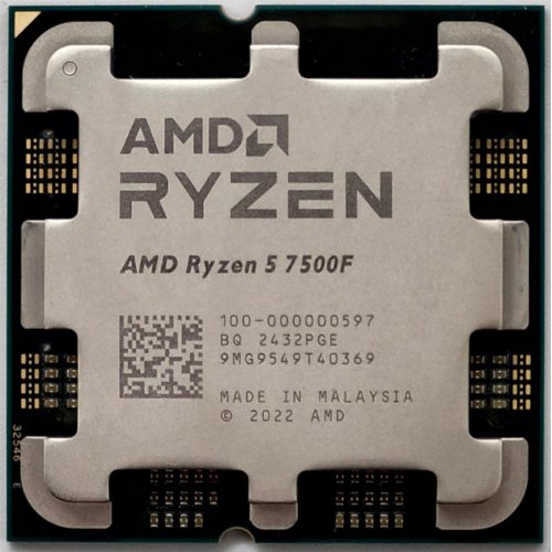 Процесор AMD Ryzen 5 7500F 3.7(5.0)GHz 32MB sAM5 Tray (100-000000597) (Відновлено продавцем, 844595) купити в Україні: Київ, Львів, Хмельницький, Тернопіль, Івано-Франківськ | Перевірка сумісності, низька ціна, відгуки, характеристики від TELEMART фото