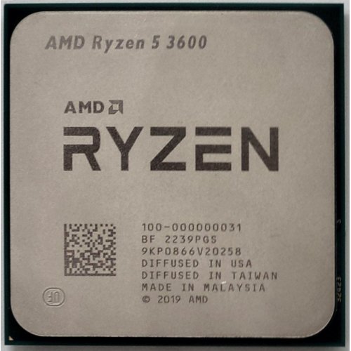 Процесор AMD Ryzen 5 3600 3.6(4.2)GHz 32MB sAM4 Tray (100-000000031) (Відновлено продавцем, 844596) купити в Україні: Київ, Львів, Хмельницький, Тернопіль, Івано-Франківськ | Перевірка сумісності, низька ціна, відгуки, характеристики від TELEMART фото