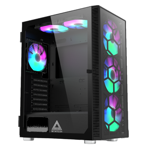 Корпус Montech X3 Glass без БП Black (Восстановлено продавцом, 844597) купить в Украине: Киев, Днепр, Харьков, Одесса  | Проверка совместимости, низкая цена, отзывы, характеристики от TELEMART фото