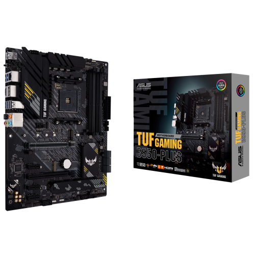 Уцінка материнська плата Asus TUF GAMING B550-PLUS (sAM4, AMD B550) (Сліди використання, 844757) купити в Україні: Київ, Львів, Хмельницький, Тернопіль, Івано-Франківськ | Перевірка сумісності, низька ціна, відгуки, характеристики від TELEMART фото