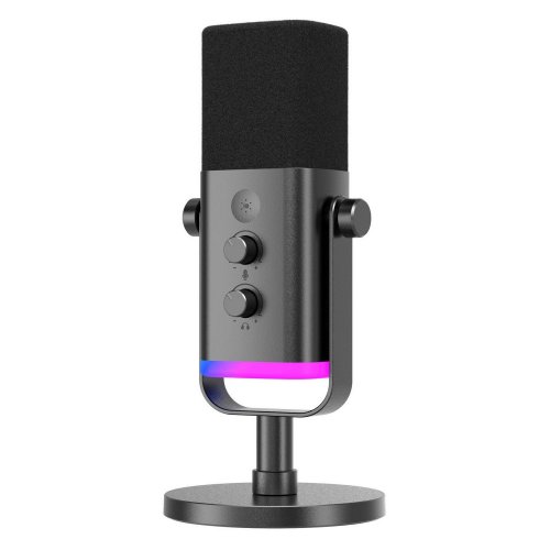 Уцінка мікрофон Fifine AmpliGame AM8 RGB (AM8) Black (Вітринний зразок, 844779) купити в Україні: Київ, Львів, Хмельницький, Тернопіль, Івано-Франківськ | Низька ціна, відгуки, характеристики від TELEMART фото