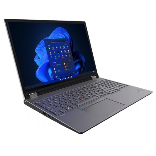 Ноутбук Lenovo ThinkPad P16 Gen 2 (21FBSBT407) Storm Grey купити в Україні: Київ, Львів, Хмельницький, Тернопіль, Івано-Франківськ | Низька ціна, відгуки, характеристики від TELEMART фото
