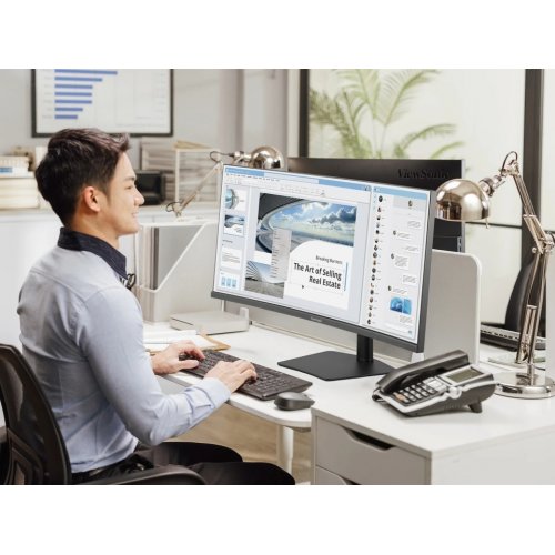 Монітор ViewSonic 34" VA3420C Black купити в Україні: Київ, Львів, Хмельницький, Тернопіль, Івано-Франківськ | Низька ціна, відгуки, характеристики від TELEMART фото