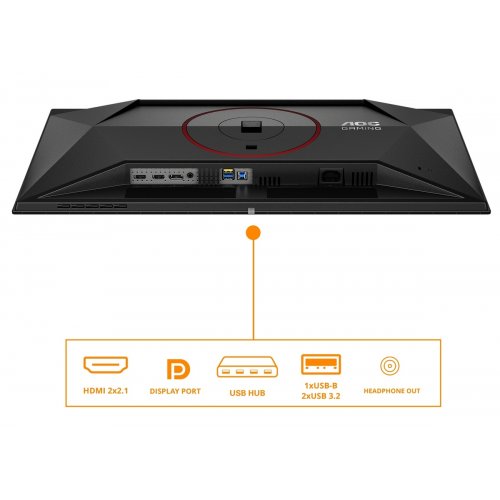 Монитор AOC 26.5" Q27G4ZDR Black купить в Украине: Киев, Днепр, Харьков, Одесса  | Низкая цена, отзывы, характеристики от TELEMART фото