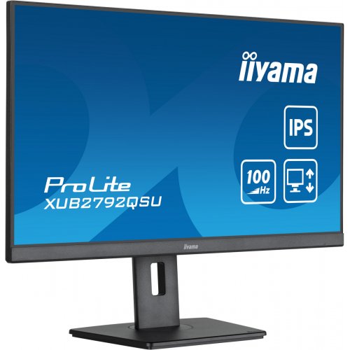 Монитор Iiyama 27" ProLite XUB2792QSU-B6 Black купить в Украине: Киев, Днепр, Харьков, Одесса  | Низкая цена, отзывы, характеристики от TELEMART фото