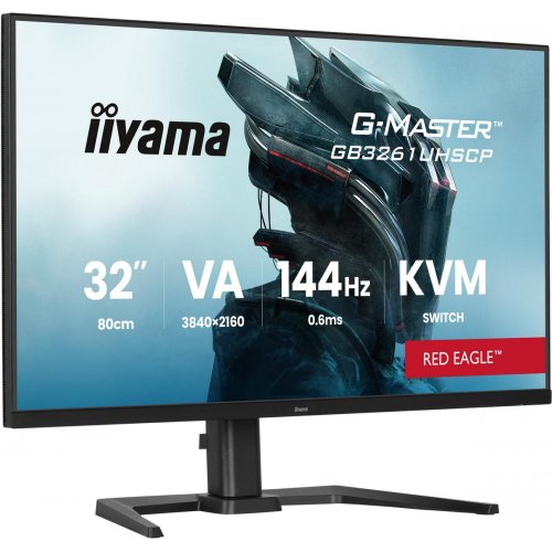 Монітор Iiyama 31.5" G-Master GB3261UHSCP-B1 Black купити в Україні: Київ, Львів, Хмельницький, Тернопіль, Івано-Франківськ | Низька ціна, відгуки, характеристики від TELEMART фото
