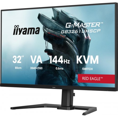 Монітор Iiyama 31.5" G-Master GB3261UHSCP-B1 Black купити в Україні: Київ, Львів, Хмельницький, Тернопіль, Івано-Франківськ | Низька ціна, відгуки, характеристики від TELEMART фото