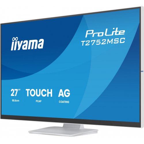 Монитор Iiyama 27" ProLite T2752MSC-W1AG White купить в Украине: Киев, Днепр, Харьков, Одесса  | Низкая цена, отзывы, характеристики от TELEMART фото