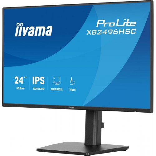 Монитор Iiyama 24" ProLite XB2496HSC-B1 Black купить в Украине: Киев, Днепр, Харьков, Одесса  | Низкая цена, отзывы, характеристики от TELEMART фото