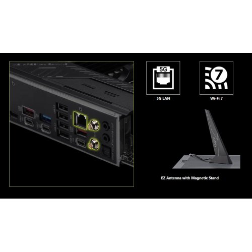 Материнська плата MSI MAG B850 TOMAHAWK MAX WIFI II (sAM5, AMD B850) купити в Україні: Київ, Львів, Хмельницький, Тернопіль, Івано-Франківськ | Перевірка сумісності, низька ціна, відгуки, характеристики від TELEMART фото