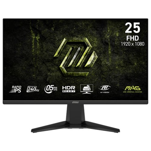 Монитор MSI 24.5" MAG 255F X24 Black купить в Украине: Киев, Днепр, Харьков, Одесса  | Низкая цена, отзывы, характеристики от TELEMART фото