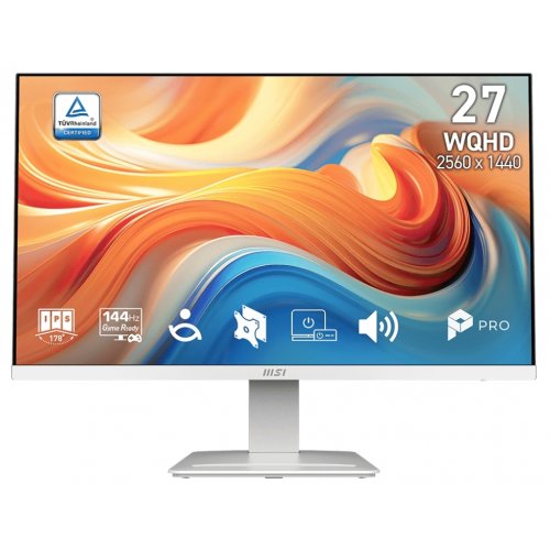 Монитор MSI 27" PRO MP273QW E14 White купить в Украине: Киев, Днепр, Харьков, Одесса  | Низкая цена, отзывы, характеристики от TELEMART фото