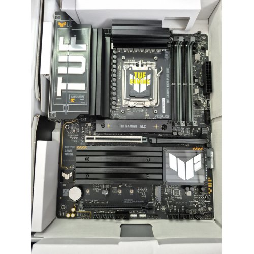 Уценка материнская плата Asus TUF GAMING X870-PLUS WIFI (sAM5, AMD X870) (Следы использования, 845226) купить в Украине: Киев, Днепр, Харьков, Одесса  | Проверка совместимости, низкая цена, отзывы, характеристики от TELEMART фото