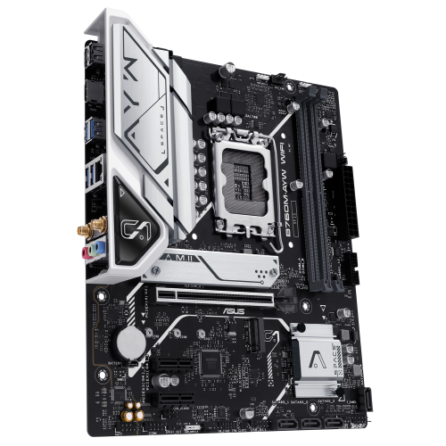 Материнська плата Asus B760M-AYW WIFI-SI (s1700, Intel B760) купити в Україні: Київ, Львів, Хмельницький, Тернопіль, Івано-Франківськ | Перевірка сумісності, низька ціна, відгуки, характеристики від TELEMART фото