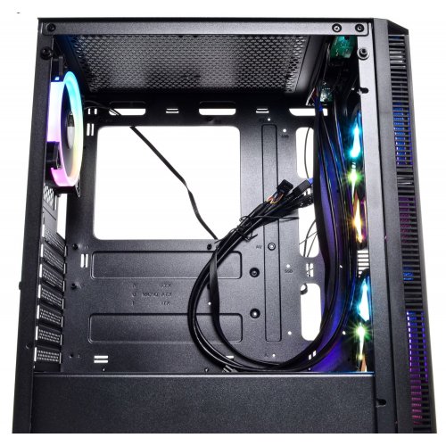 Корпус QUBE Neptune ARGB Tempered Glass 600W (QB07N_FC6U3) Black (Відновлено продавцем, 845252) купити в Україні: Київ, Львів, Хмельницький, Тернопіль, Івано-Франківськ | Перевірка сумісності, низька ціна, відгуки, характеристики від TELEMART фото