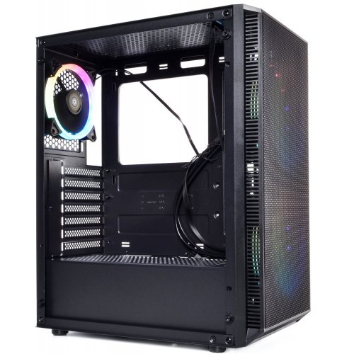 Корпус QUBE Neptune ARGB Tempered Glass 600W (QB07N_FC6U3) Black (Відновлено продавцем, 845252) купити в Україні: Київ, Львів, Хмельницький, Тернопіль, Івано-Франківськ | Перевірка сумісності, низька ціна, відгуки, характеристики від TELEMART фото