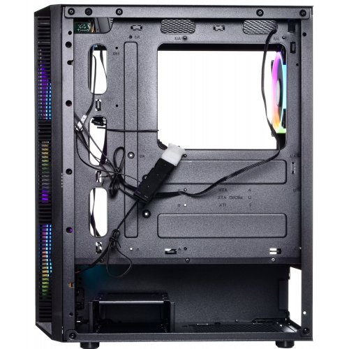 Корпус QUBE Neptune ARGB Tempered Glass 600W (QB07N_FC6U3) Black (Відновлено продавцем, 845252) купити в Україні: Київ, Львів, Хмельницький, Тернопіль, Івано-Франківськ | Перевірка сумісності, низька ціна, відгуки, характеристики від TELEMART фото
