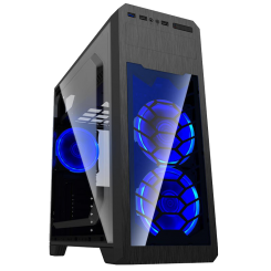 Корпус GAMEMAX G563 Window без БЖ Black (Відновлено продавцем, 845265)