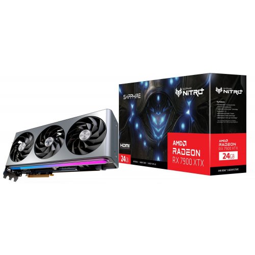 Уцінка відеокарта Sapphire Radeon RX 7900 XTX Nitro+ Vapor-X 24576MB (11322-01-40G) (Вітринний зразок, 845284) купити в Україні: Київ, Львів, Хмельницький, Тернопіль, Івано-Франківськ | Перевірка сумісності, низька ціна, відгуки, характеристики від TELEMART фото