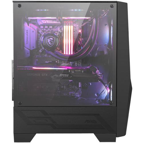 Корпус MSI MAG FORGE 100R без БЖ Black (Відновлено продавцем, 845288) купити в Україні: Київ, Львів, Хмельницький, Тернопіль, Івано-Франківськ | Перевірка сумісності, низька ціна, відгуки, характеристики від TELEMART фото