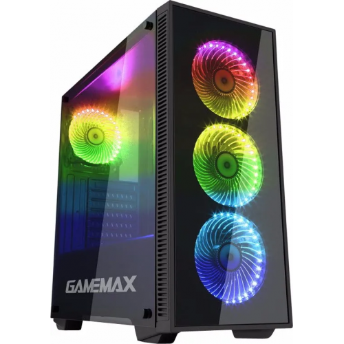 Корпус GAMEMAX Draco RGB Window без БП (GMMC731964) Black (Восстановлено продавцом, 845293) купить в Украине: Киев, Днепр, Харьков, Одесса  | Проверка совместимости, низкая цена, отзывы, характеристики от TELEMART фото